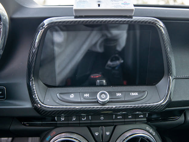 2016-2024 6TH GEN CAMARO | DASH PANEL RADIO CARBON FIBER TRIM COVER