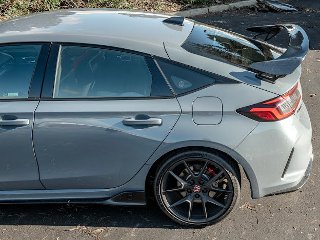 2023-UP HONDA CIVIC FL5 TYPE-R | JDM FACTORY STYLE CARBON FIBER REAR HIGH WING SPOILER