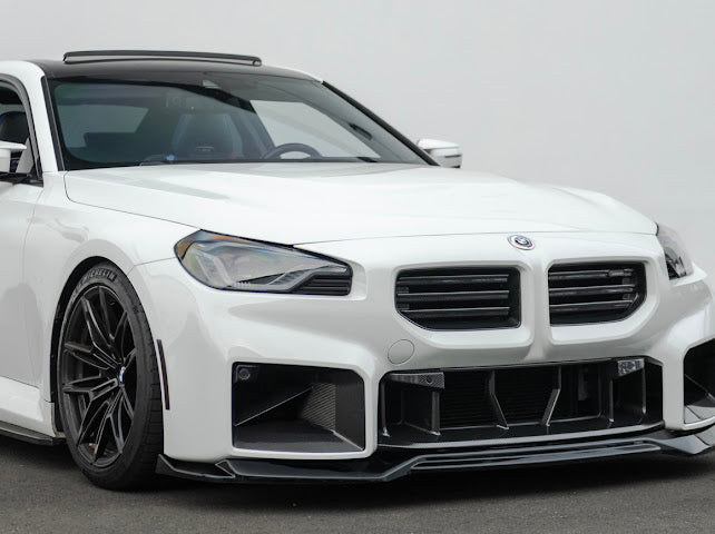 2023-Up BMW G87 M2 | M-Performance Style Carbon Fiber Front Lower Center Grille Replacement