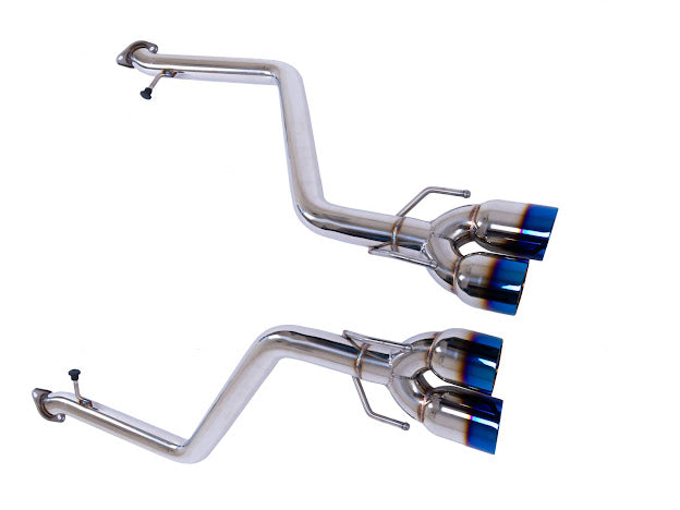 2017-2020 LEXUS IS200T IS300 IS350 MUFFLER DELETE AXLE BACK QUAD BURNT TIPS EXHAUST