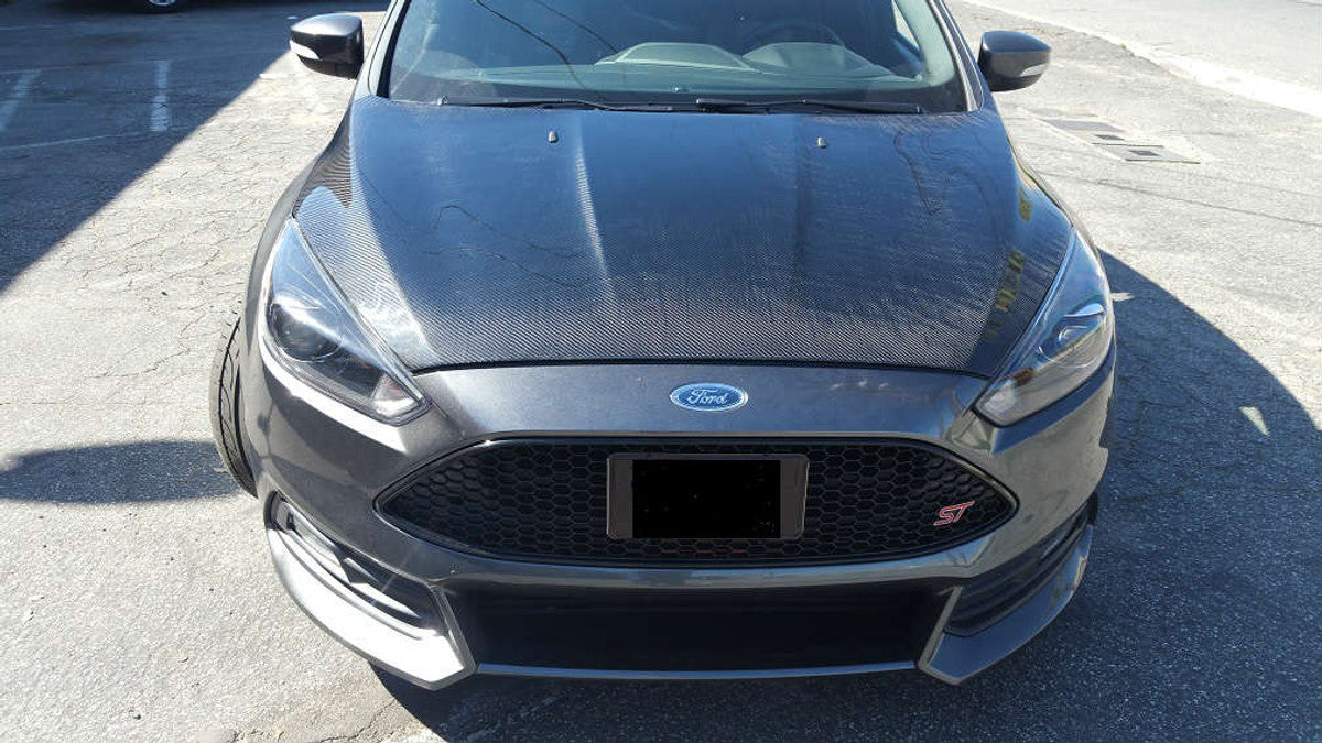 AC965HC - Advan OEM Design 2015-2018 Ford Focus All Models Carbon Hood