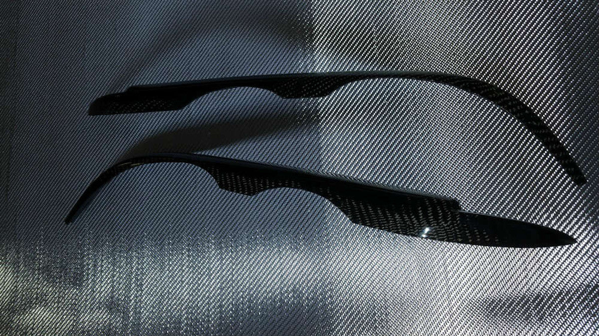 AC562EBC - Advan Design 1999-2005 BMW E46 3-Series Coupe Carbon Fiber Eye Lids
