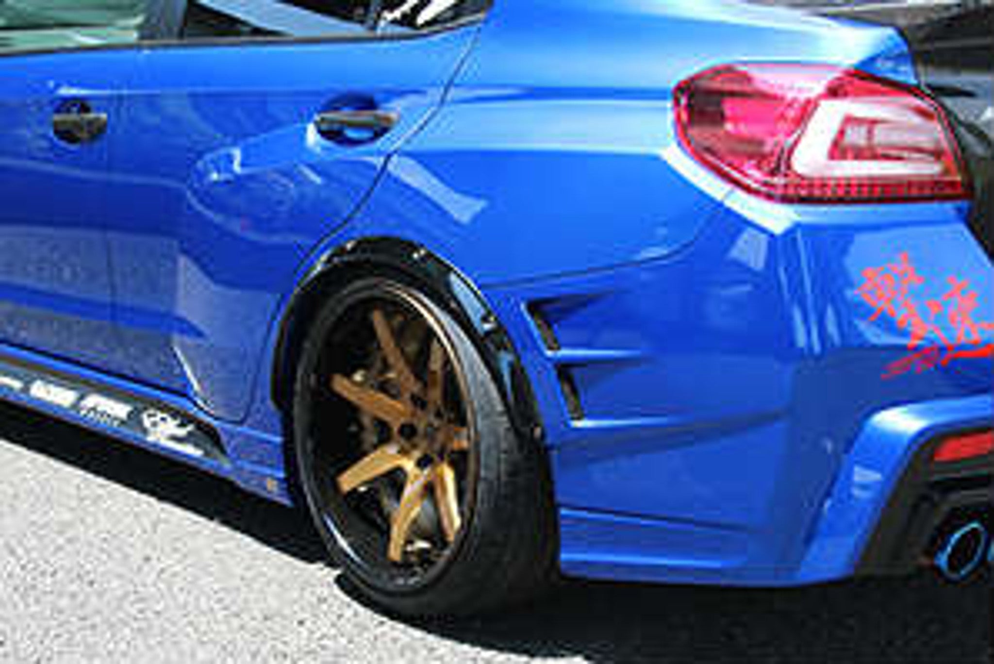 Charge Speed 2015-2021 Subaru WRX/ STi Type 2B FRP Wide Body Complete Kit with Type B FRP FRONT LIP & FRP Rear Diffuser