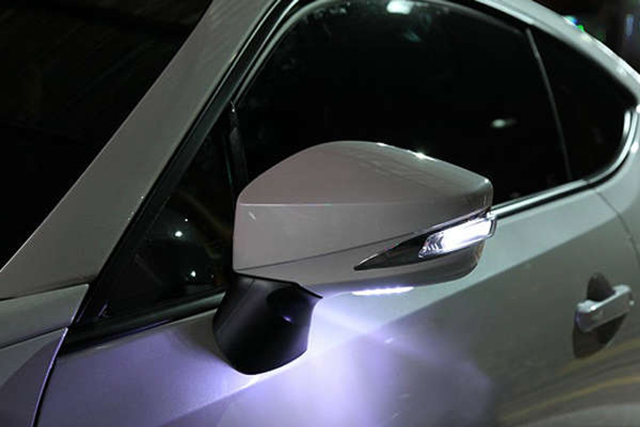 Charge Speed 2013-2020 Subaru BR-Z ZC-6/ FR-S FT-86 Door Mirror Frame With LED & DRL - White