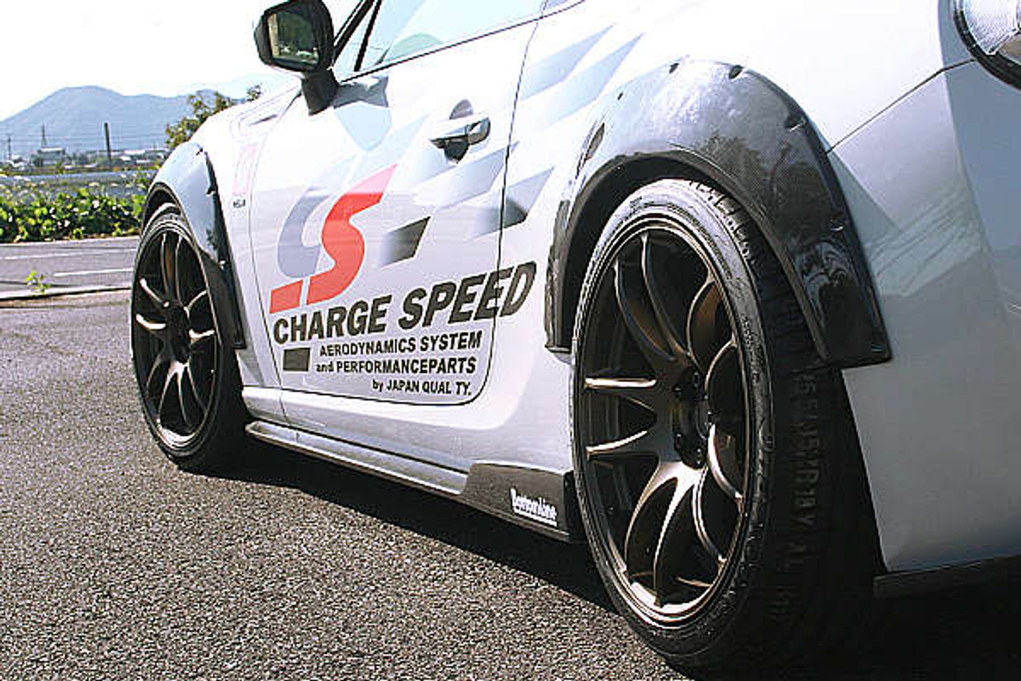 Charge Speed 2013-2016 Subaru BR-Z ZC-6 Model Bottom Lines Type 2 Carbon Complete Kit With Over Fenders Kit