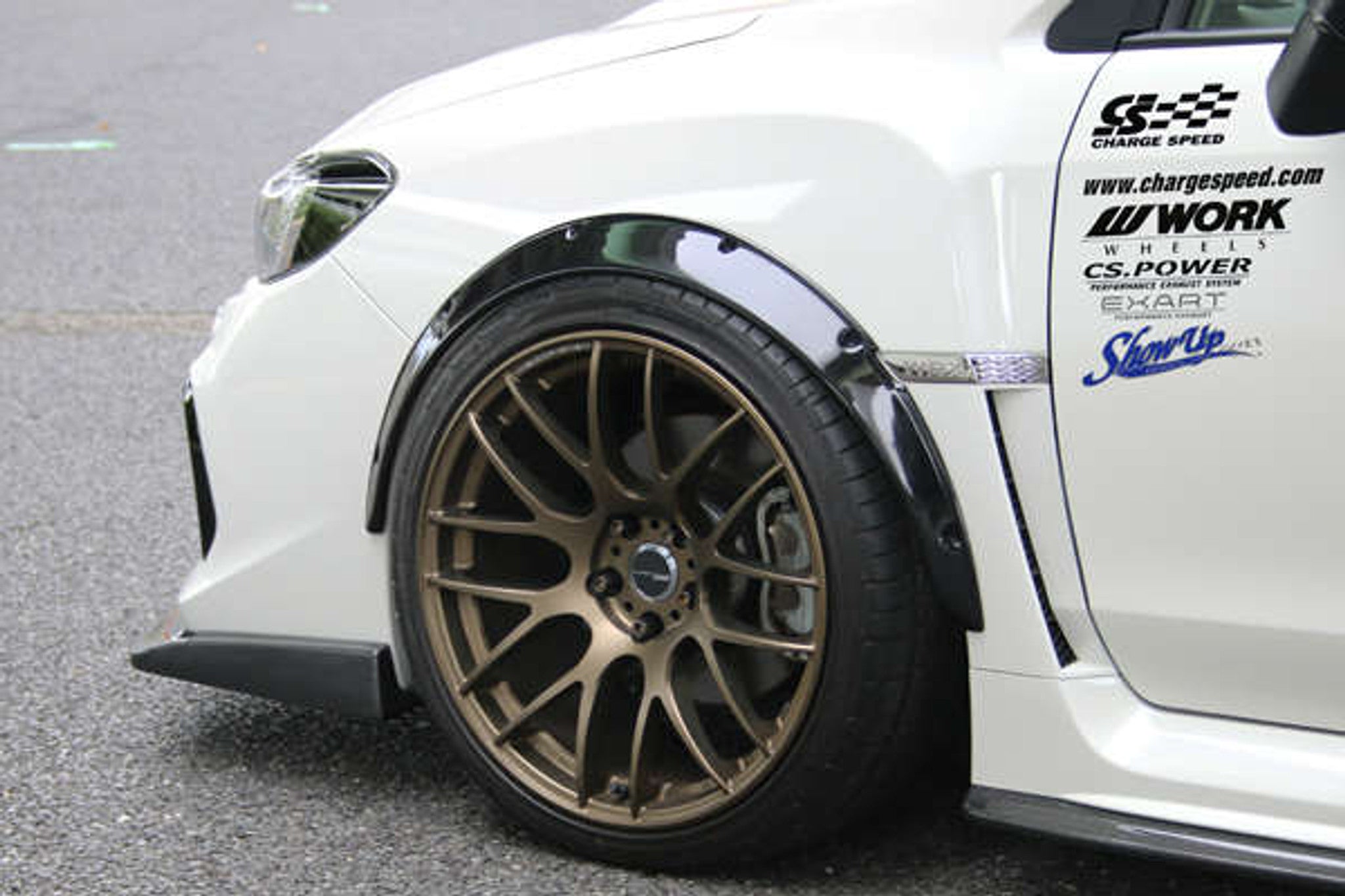Charge Speed 2015-2021 Subaru WRX/ STi VA S4 Sedan "Normal Body" 50mm Each Side FRP Bubble Over Fender Set