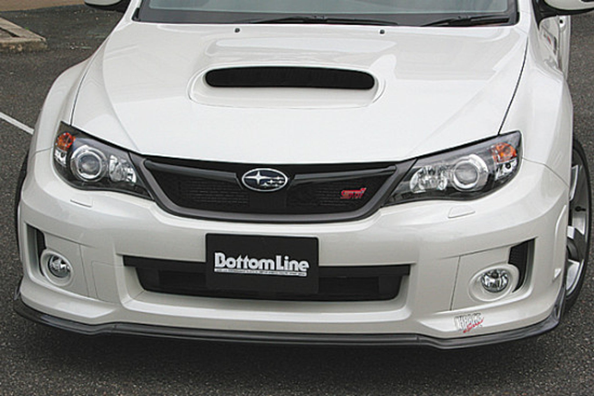 Charge Speed 2011-2014 Subaru WRX STi & Non-STi 4 Doors Sedan GV-B BottomLine Type 2 Carbon Full Lip Kit for STi