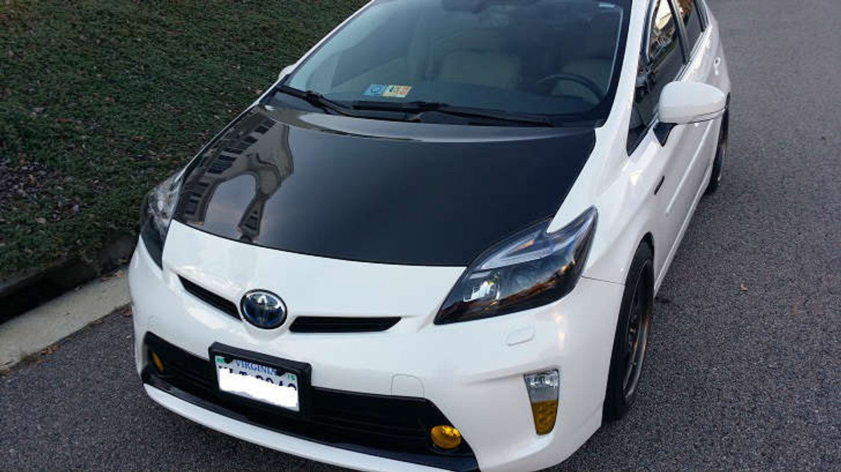AC839HC - Advan OEM Design 2010-2015 Toyota Prius 3rd Gen XW-30 Carbon Fiber Hood