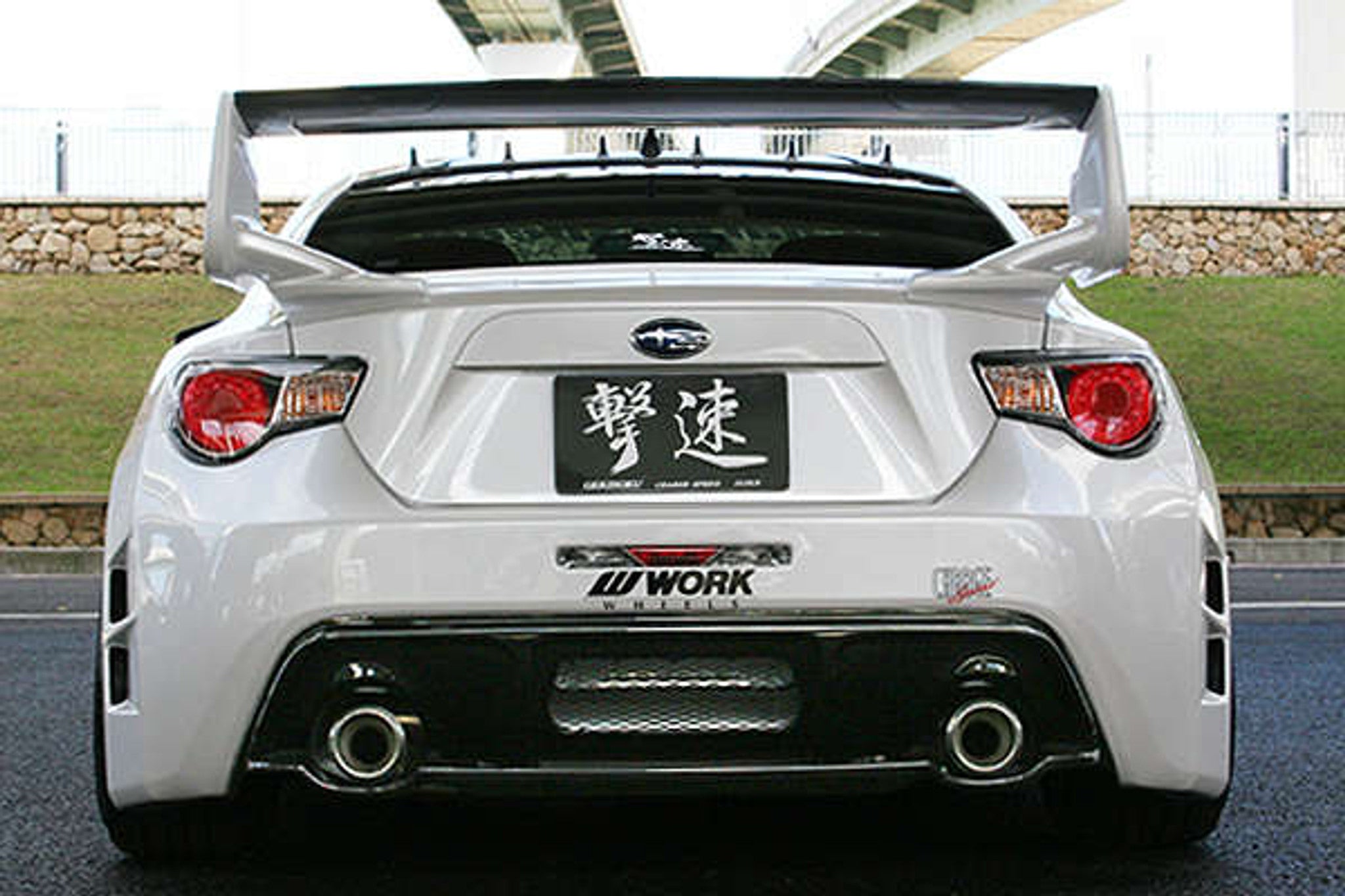 Charge Speed 2013-2020 Subaru BR-Z ZC-6/ 2013-2016 Scion FR-S/ 2017-2020 Toyota 86 ZN-6 Model Straight Carbon Wing With FRP Base