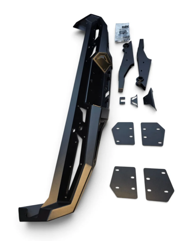 Elektric Off Road steel rear bumper for Can-Am Defender HD11 Off Road vehicle, durable off-road bumper with steel construction.