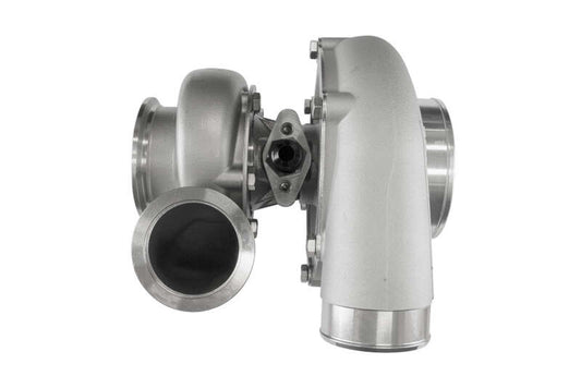 Turbosmart 7170 V-Band 1.07AR external wastegated reverse rotation turbocharger with V-band connection and turbine housing.