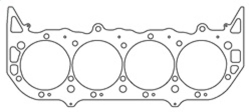 Cometic Chevrolet Big Block MLS Head Gasket with 111.125mm bore and .080in thickness, designed for 396, 402, 427, 454 engines.