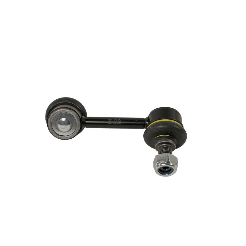 Moog rear left sway bar endlink for Kia Sorento 2014-2015, showing the metal link with mounting bushings.