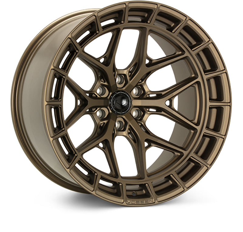 Vossen HFX-6 24x10 deep Terra Bronze wheel with 6x139.7 bolt pattern, ET25 offset, and 106.1 bore for vehicles.