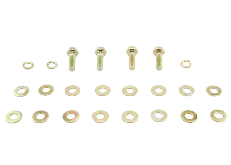 Whiteline rear camber adjustment kit for Acura Integra DC1-2, upper control arm, showing the metal camber arm with mounting points