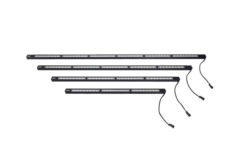 Putco Luminix EDGE 10-inch high power LED light bar with 9 LEDs, 3600 lumens, mounted on a vehicle for off-road lighting.