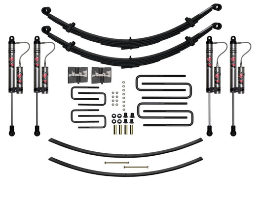 Skyjacker 8-inch lift kit for 1961-1974 Dodge trucks, featuring no pit arm design, with components visible in the image.