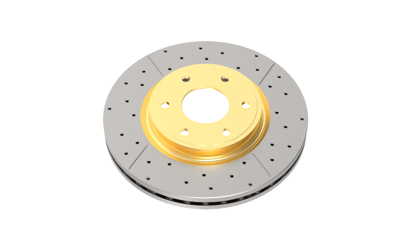 DBA 06-07 WRX / 05-08 LGT Rear Drilled & Slotted Street Series Rotor