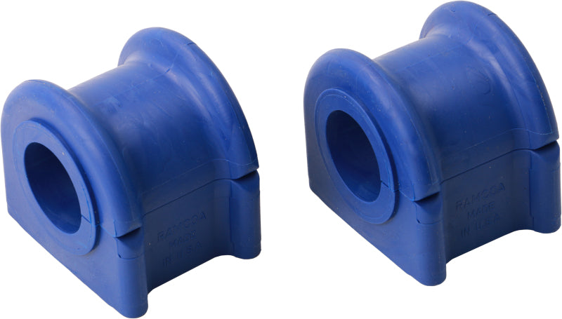 Moog Ford Explorer Sport sway bar bushing kit showing black rubber bushings for front to frame suspension.