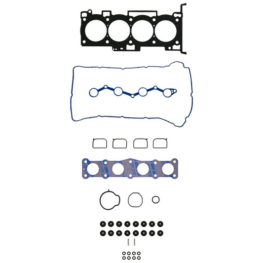 Fel-Pro Hyundai Sonata HS engine cylinder head gasket set, PermaTorque design, showing multiple gaskets and engine components.