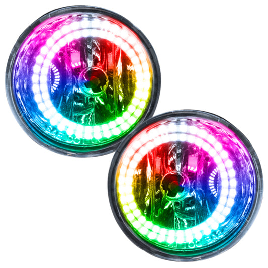 Oracle Lighting Nissan Armada 2004-2007 SMD ColorSHIFT fog lights, featuring vibrant LED illumination and modern design.