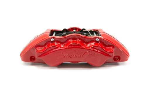 Alcon 17-22 Ford F250-F350 big brake kit front rotors with 6 piston calipers, 363x38mm for enhanced stopping power.