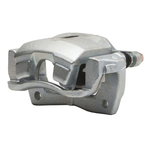 Toyota MR2 Spyder DFC OE front brake caliper in silver zinc coating, premium quality for reliable stopping power.