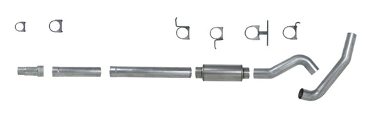 Diamond Eye Performance 5-inch catback exhaust for 1994-97 Ford 7.3L F250/F350 PowerStroke diesel trucks, showing the polished exhaust system.
