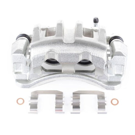 PowerStop front right OE brake caliper with bracket for Hyundai Veracruz 2007-2012, automotive part with brake components.
