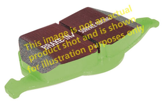 EBC Greenstuff front brake pads for Audi Q5 2.0 Turbo, performance brake pads with Brembo design, shown in the image.