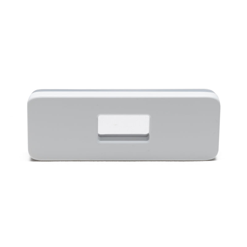 ORACLE Lighting Universal Illuminated LED Letter Badge with matte white surface finish, showcasing sleek light accessory design.
