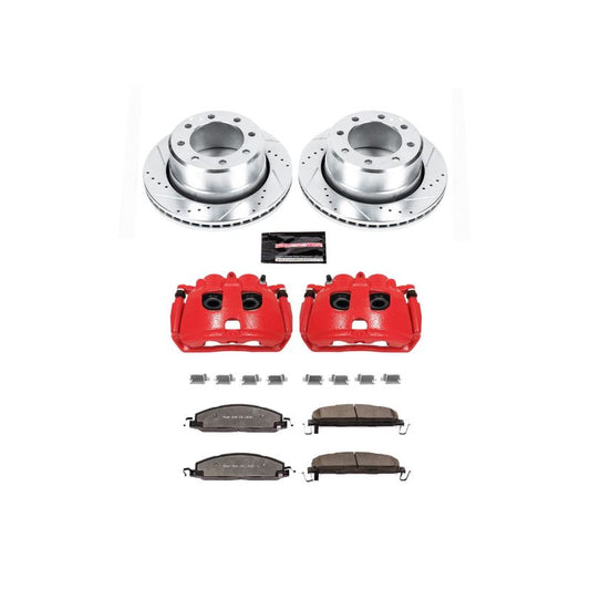 PowerStop rear Z36 truck and tow brake calipers for Dodge Ram 2500 2009-2010, performance brake calipers with calipers visible.