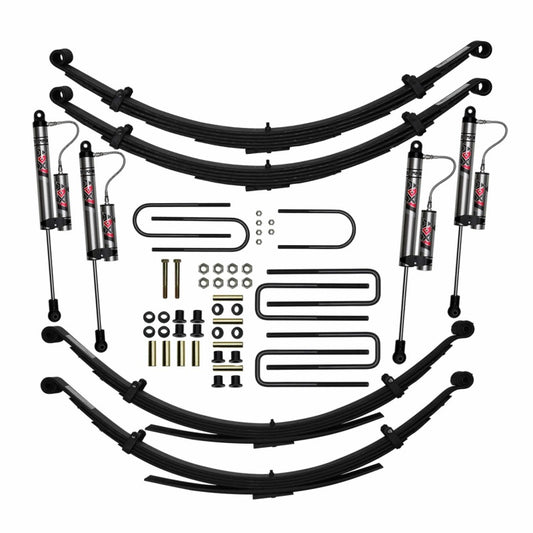 Skyjacker 6-inch lift kit for 1987-1991 Dodge Cummins trucks, featuring durable components for off-road performance.