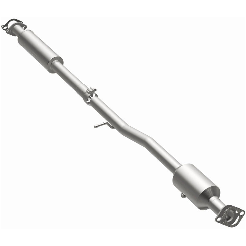 MagnaFlow catalytic converter for 2014-2015 Kia Sportage 2.4L, direct fit replacement, shown installed on vehicle.