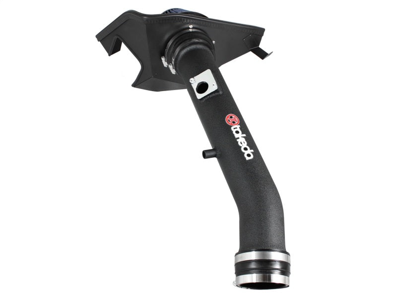 aFe Takeda Stage-2 Pro 5R cold air intake system installed in a 2015-2017 Lexus RC 350 3.5L engine bay, showing intake components.
