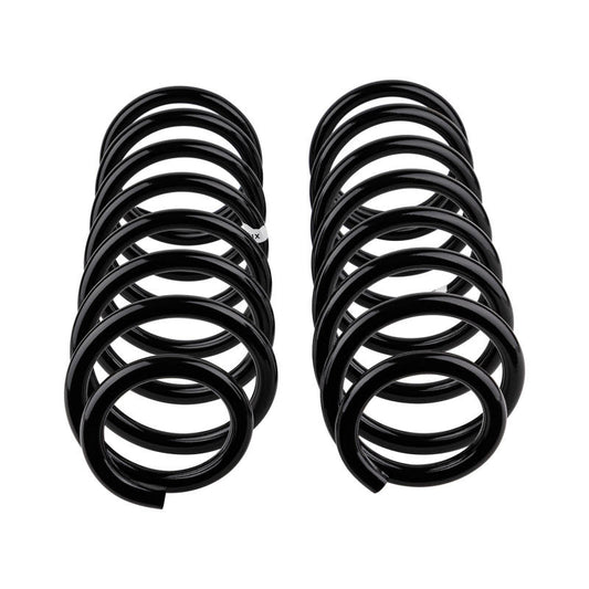 Old Man Emu ARB OME front coilover spring, 80 Med, showing the coil spring with metal coil and spring coils on a vehicle suspension.