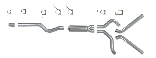 Diamond Eye Performance Catback exhaust system for 2006-2007.5 Chevy/GMC 6.6L 2500/3500 dual stainless steel pipes.