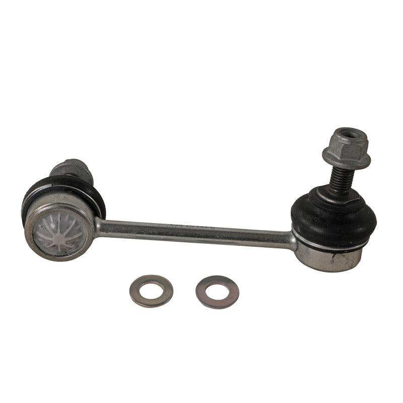 Moog Jeep Cherokee rear left sway bar link, suspension sway bar endlink for 2014-2023 models, automotive part.