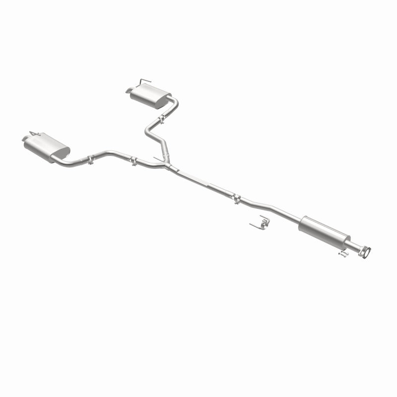 Magnaflow catback exhaust kit for Nissan Altima 2.5L 2019-2025, replacement direct-fit exhaust system with polished pipes and muffler.