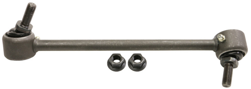 Moog front left sway bar endlink for BMW i3 2014-2020, showing the metal link with rubber bushings.