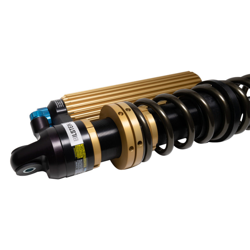 Bilstein front right coilover shock and coil spring assembly for Polaris RZR Turbo S4 Black Hawk Powersports vehicle.
