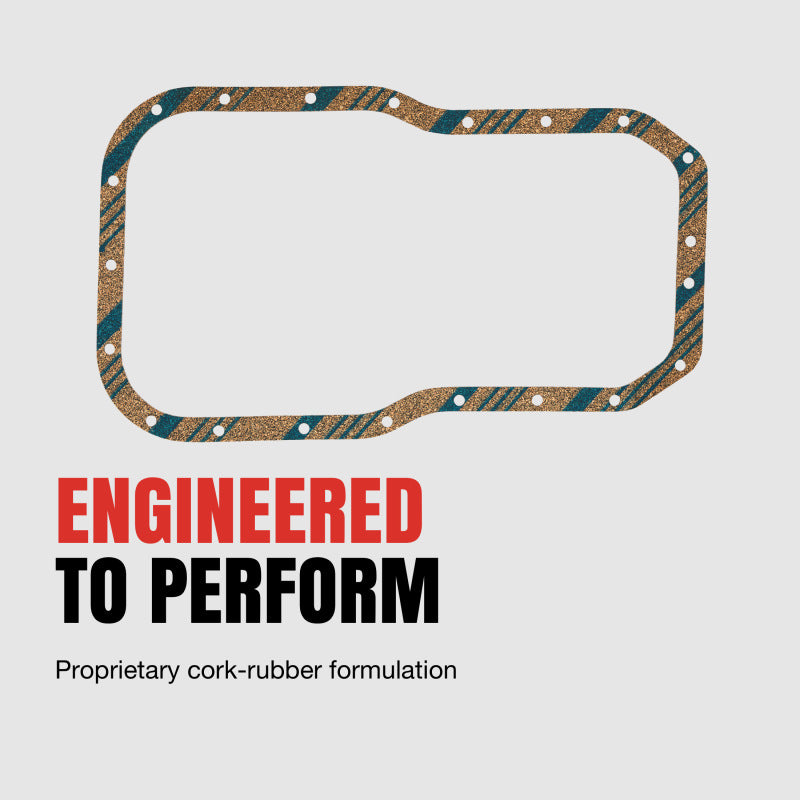 Fel-Pro OS 4250 C Engine Oil Pan Gasket Set Blue Stripe cork-rubber