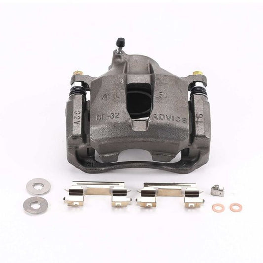 PowerStop OE front left brake caliper with bracket for 2006 Lexus GS300, automotive part with detailed metal components