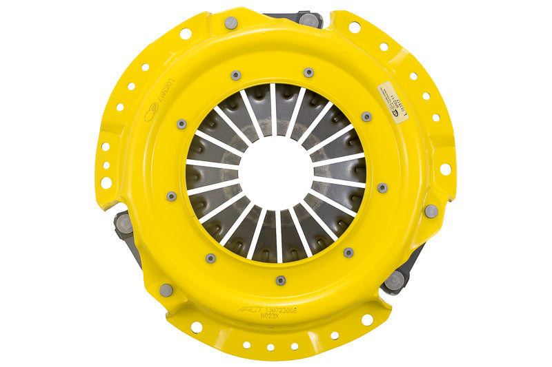 ACT 1981 Nissan 280ZX pressure plate for P/PL Xtreme clutch, showing the metal pressure plate with mounting points and clutch surface.