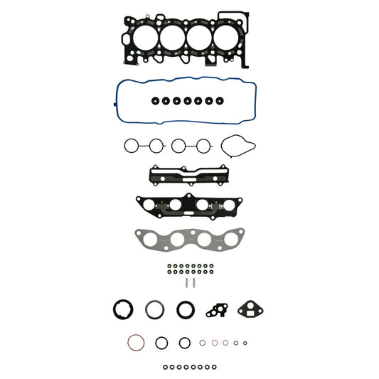 Fel-Pro Honda Fit cylinder head gasket set with PermaTorque design, showing multiple gaskets and sealing components.