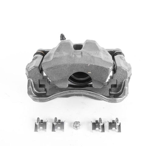 PowerStop front right OE brake caliper and bracket for 2009-2010 Pontiac Vibe, showing the caliper assembly and mounting bracket.