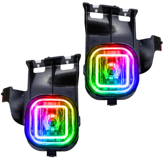 Oracle Ford Ranger 06-07 SMD ColorSHIFT Fog Lights, dual LED fog lights with customizable color options for enhanced visibility.