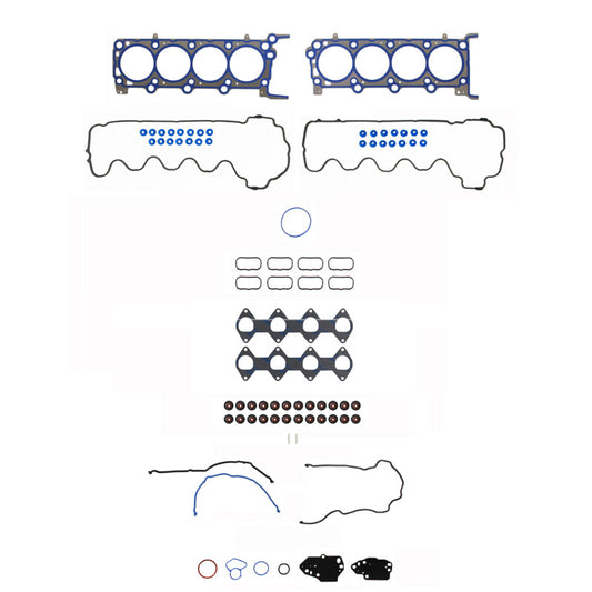 Fel-Pro Ford Explorer PermaTorque engine cylinder head gasket set with multiple gaskets and seals for optimal engine performance.