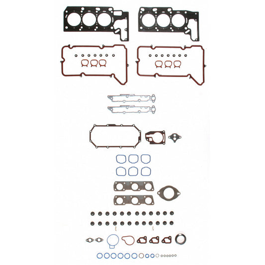 Fel-Pro Oldsmobile Intrigue HS 26230 PT-1 PermaTorque engine cylinder head gasket set with five gaskets on a white background.