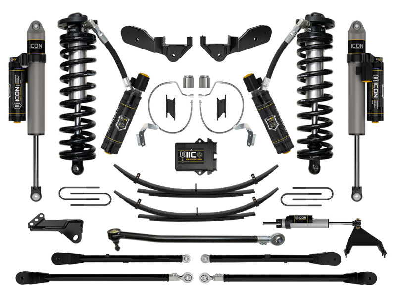 ICON 23 Ford F250/F350 4-5.5in Stage 8 Coilover Conversion Sys w/ Expansion Packs